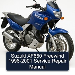 1996-2001 Suzuki XF650 Freewind Service Repair Workshop Manual PDF