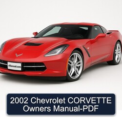 2002 Chevrolet Corvette Owners Owner's Manual PDF