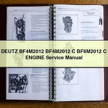 Deutz BF Series Bf4m2012 C Bf6m2012 Engine Service Repair Workshop Manual PDF
