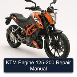 KTM 125 Engine -200 Service Repair Workshop Manual PDF