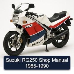 1985-1990 Suzuki RG Series RG250 Shop Service Repair Workshop Manual PDF