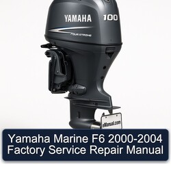 2000-2004 Yamaha Marine F6 Service Repair Workshop Manual PDF