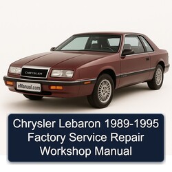 1989-1995 Chrysler Lebaron Service Repair Workshop Manual PDF