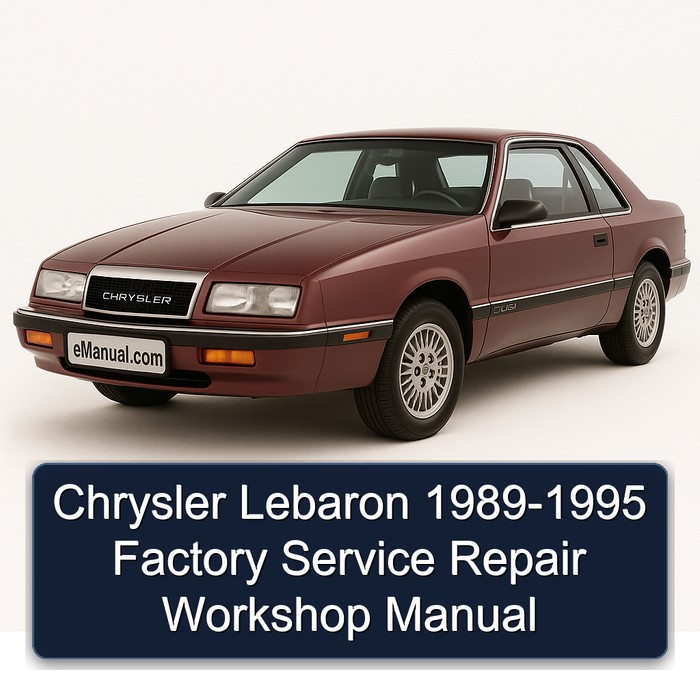 1989-1995 Chrysler Lebaron Service Repair Workshop Manual PDF