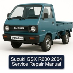 2004 Suzuki GSX Series R600 Service Repair Workshop Manual PDF