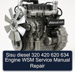 Sisu 634 Series Diesel 320 420 620 Engine WSM Service Repair Workshop Manual PDF