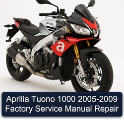 2005-2009 Aprilia Tuono Service Repair Workshop Manual PDF