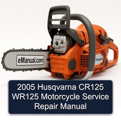 2005 Husqvarna CR Models CR125 WR125 Motorcycle Service Repair Workshop Manual PDF