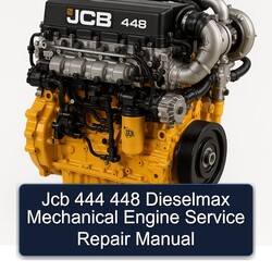 JCB 444 448 Dieselmax Mechanical Engine Service Repair Workshop Manual PDF