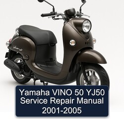 2001-2005 Yamaha Vino 50 YJ50 Service Repair Workshop Manual PDF