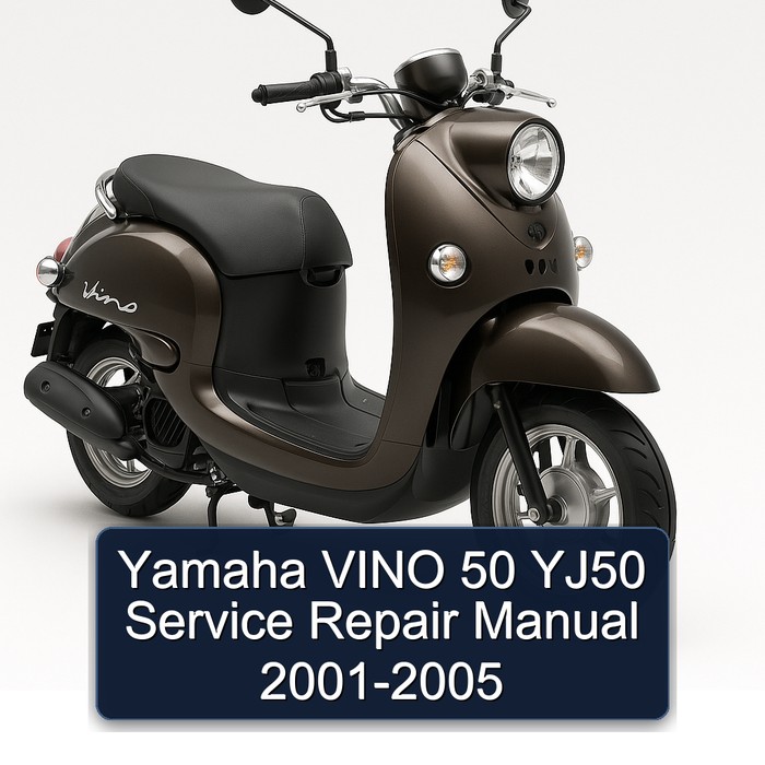 2001-2005 Yamaha Vino 50 YJ50 Service Repair Workshop Manual PDF