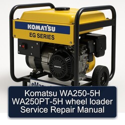 Komatsu WA250-5H Wa250pt-5h Wheel Loader Service Repair Workshop Manual PDF