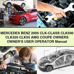 2005 Fiat Coupe Mercedes Benz CLK-CLASS CLK500 CLK320 CLK55 AMG Owners Owner's User Operator Operator's Manual PDF