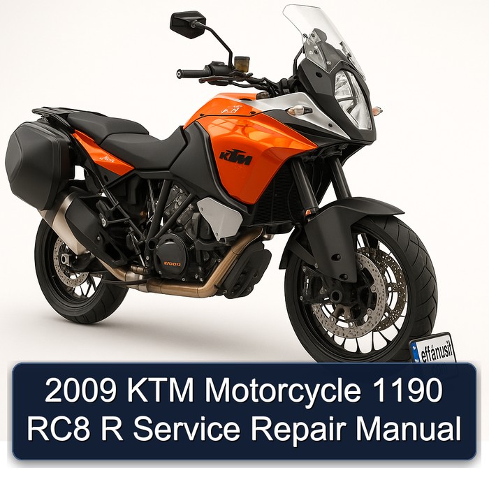 2009 KTM 1190 Motorcycle RC8 R Service Repair Workshop Manual PDF