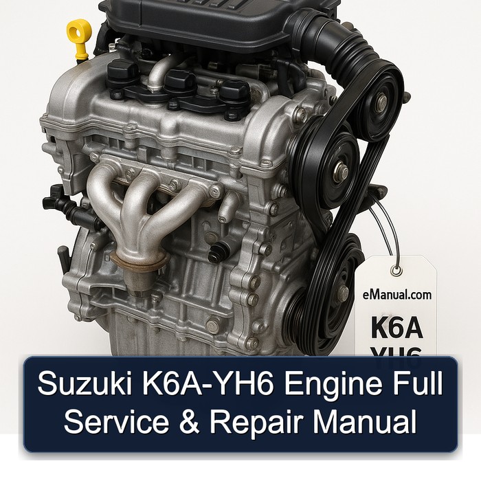 Suzuki K6A YH6 K6A-YH6 Engine Service Repair Workshop Manual PDF