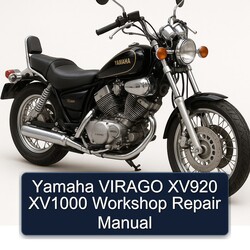 Yamaha Virago XV920 XV1000 Service Repair Workshop Manual PDF