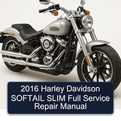 2016 Harley Davidson Softail Slim Service Repair Workshop Manual PDF