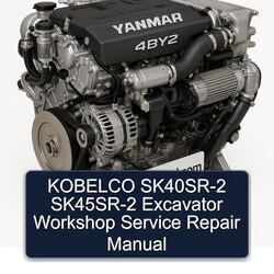 Kobelco Sk40sr-2 Sk45sr-2 Excavator Service Repair Workshop Manual PDF