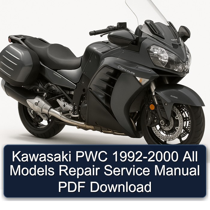 1992-2000 Kawasaki Concours Models PWC - All Service Repair Workshop Manual PDF