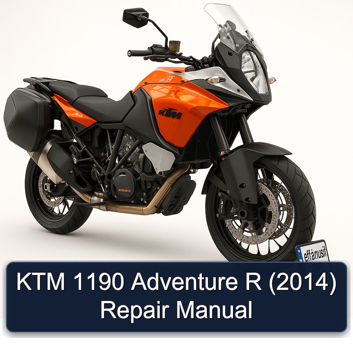 2014 KTM 1190 Adventure R Service Repair Workshop Manual PDF
