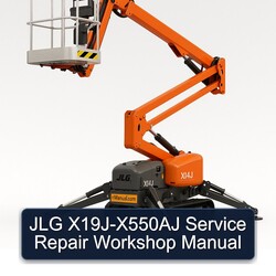 JLG X19j-x550aj Service Repair Workshop Manual PDF