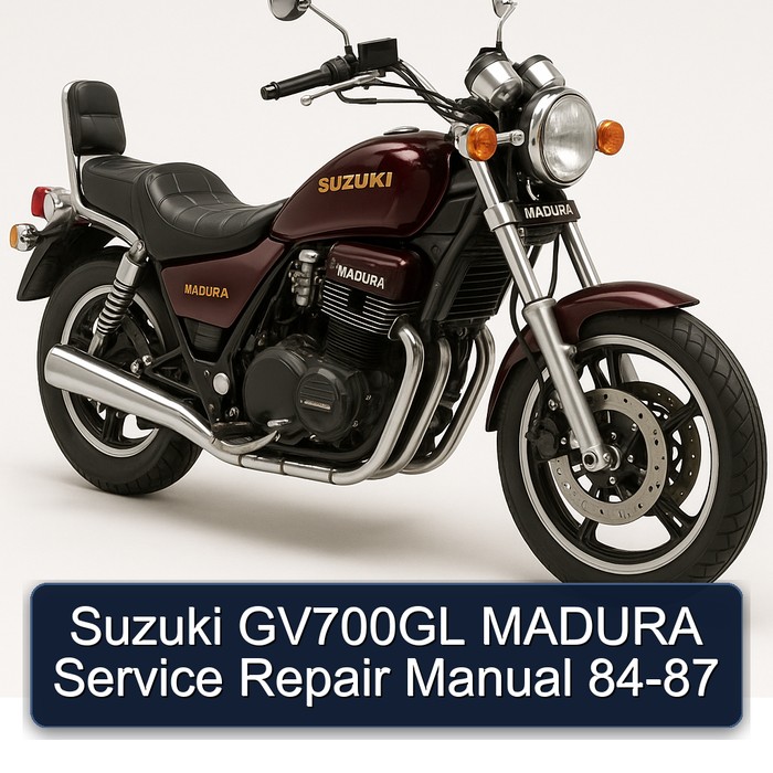 1984-1987 Suzuki Madura GV700GL Service Repair Workshop Manual PDF