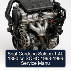 1993-1999 Seat Cordoba Saloon 1.4l 1390 Cc SOHC - Manu Service Repair Workshop Manual PDF