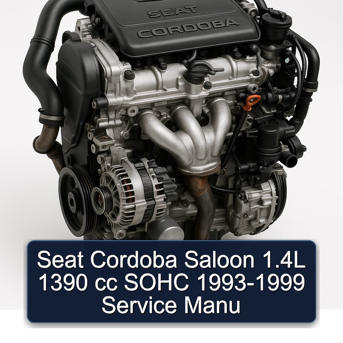 1993-1999 Seat Cordoba Saloon 1.4l 1390 Cc SOHC - Manu Service Repair Workshop Manual PDF