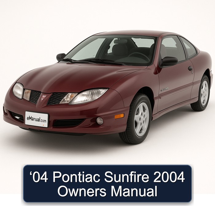 2004 Pontiac Sunfire ‘04 Owners Owner's Manual PDF