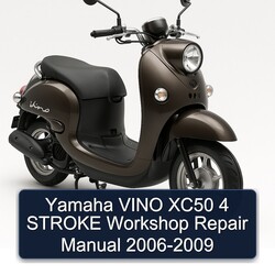 2006-2009 Yamaha Vino XC50 4 Stroke Service Repair Workshop Manual PDF
