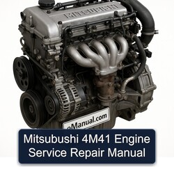 Mitsubishi 6 A Series Mitsubushi 4m41 Engine Service Repair Workshop Manual PDF