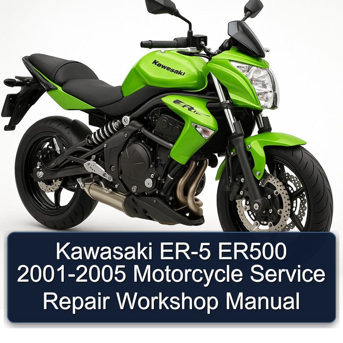 2001-2005 Kawasaki ER Models ER-5 ER500 - Motorcycle Service Repair Workshop Manual PDF