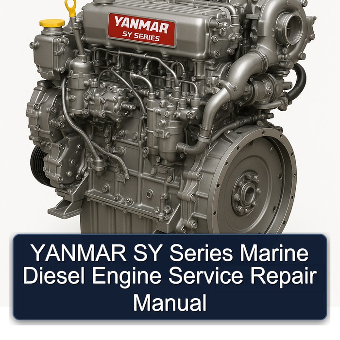 Yanmar SY Series Marine Diesel Engine Service Repair Workshop Manual PDF