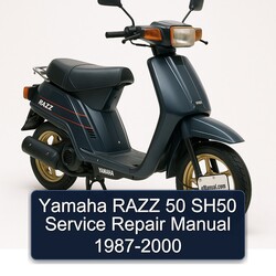 1987-2000 Yamaha Razz 50 SH50 Service Repair Workshop Manual PDF