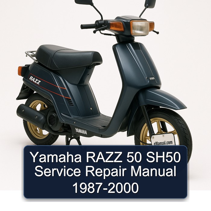 1987-2000 Yamaha Razz 50 SH50 Service Repair Workshop Manual PDF