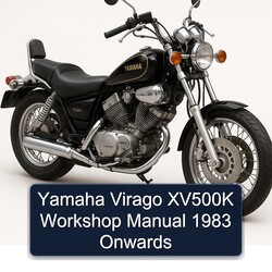 1983 Yamaha Virago XV500K Onwards Service Repair Workshop Manual PDF