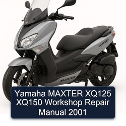 2001 Yamaha Maxter XQ125 XQ150 Service Repair Workshop Manual PDF