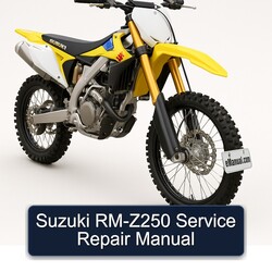 Suzuki RM Series RM-Z250 Service Repair Workshop Manual PDF