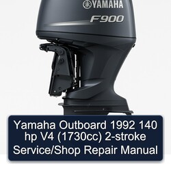 1992 Yamaha Outboard 140 Hp V4 (1730CC) 2-stroke /shop Service Repair Workshop Manual PDF