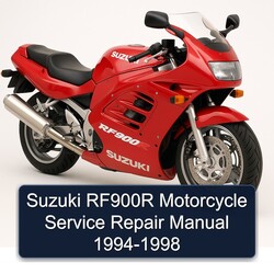 1994-1998 Suzuki RF900R Motorcycle Service Repair Workshop Manual PDF