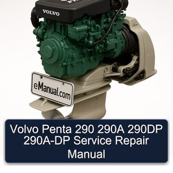 Volvo Penta 290 290A 290DP 290A-DP Service Repair Workshop Manual PDF