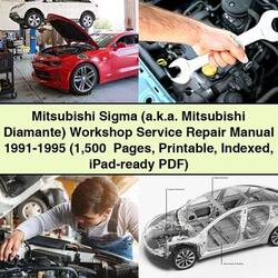 1991-1995 Mitsubishi Sigma ( .k. . Diamante) - (1 500 Pages Indexed Ipad-ready) Service Repair Workshop Manual PDF