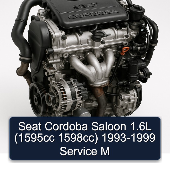 1993-1999 Seat Cordoba Saloon 1.6l (1595cc 1598cc) - M Service Repair Workshop Manual PDF