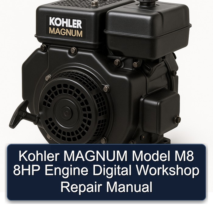 Kohler Magnum Models Model M8 8HP Engine Digital Service Repair Workshop Manual PDF