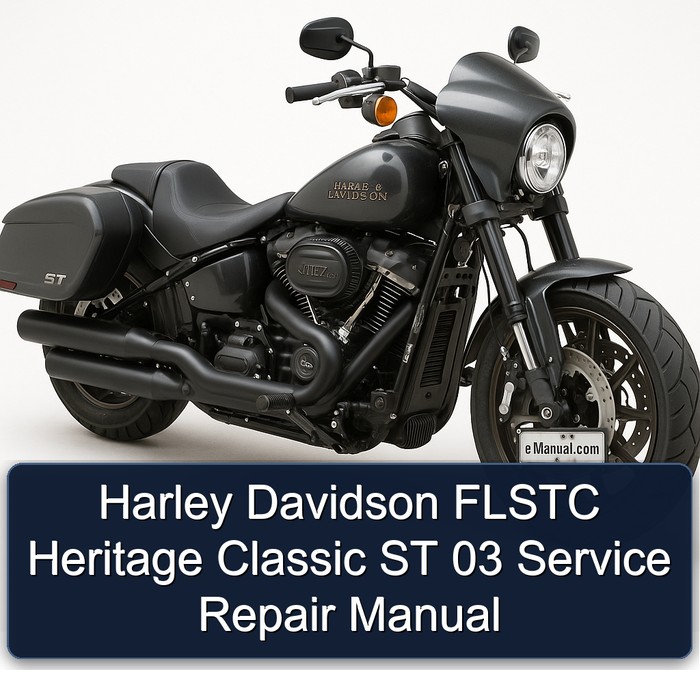 Aprilia Classic Harley Davidson Flstc Heritage ST 03 Service Repair Workshop Manual PDF