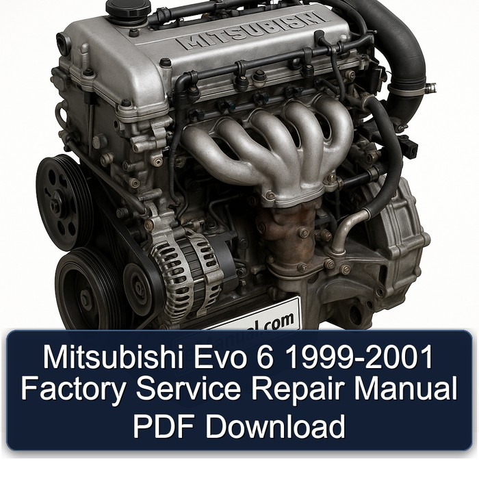 1999-2001 Mitsubishi Evo 6 Service Repair Workshop Manual PDF
