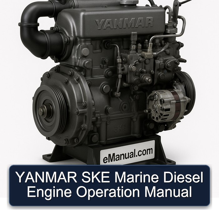 Isuzu Marine Yanmar SKE Diesel Engine Operation Service Repair Workshop Manual PDF