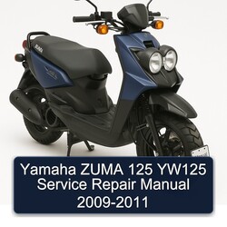 2009-2011 Yamaha Zuma 125 YW125 Service Repair Workshop Manual PDF
