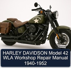 1952 Harley Davidson Model S 42 WLA 1940 Service Repair Workshop Manual PDF