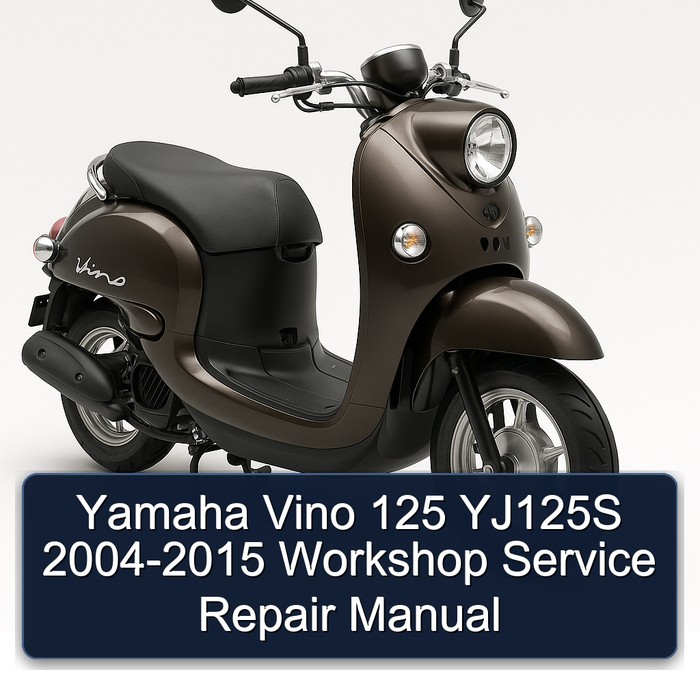 2004-2015 Yamaha Vino 125 YJ125S Service Repair Workshop Manual PDF